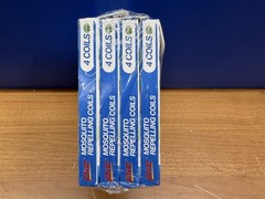 PIC MOSQUITO REPELLENT COILS (4-PACK) 20 BOXES WITH 4 COILS EACH TOTAL: 80 COILS