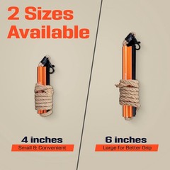 All-in-One Flint Steel Fire Starter Kit – Ferro Rod, Waterproof Tinder Wick Rope