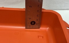 MTM Survivor Dry Box Orange with O-Ring Seal Built in Compass