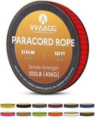 VVAAGG 2mm Reflective Paracord Rope 100 lb: Thin Micro Braided Paracord Strin…
