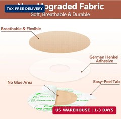 40 Pack Libre 3 Sensor Covers Waterproof, Breathable Adhesive Patches for Libre