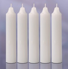 Hyoola Emergency Candles, White Short Tapers, Unscented Emergency Candle for Hom