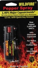 2 HOT WILDFIRE PEPPER SPRAY Police 1. 4 1/2 oz Keychain Women Safety Defense MC