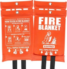 Fire Blanket 40″x40″ for Kitchen, Home, Car, Emergency Safety