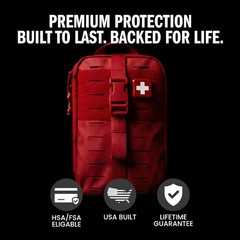 Trauma Kit First Aid Kit with Tourniquet MyFAK PRO HSA FSA Items Premium Medical