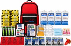 Essential Emergency Survival Kit – Backpack with First Aid, Food & Lightsticks