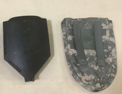 Entrenching E Tool AMES Folding Shovel and Cover Genuine US Military Surplus