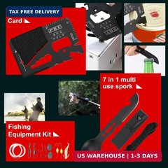 116-in-1 Survival Kit Emergency Gear Equipment Mens Gift Father’s Day Gift Dad