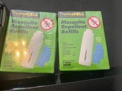 New Lot Of 2 ThermaCell Mosquito Repellent Refills – 12 Hours Cartridge & Mats