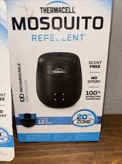 NEW Thermacell Mosquito Repellent 20FT Zone 12 Hour + Bonus 36 Hour Refill
