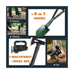 Professional Survival Gear Set – First Aid Kit and Large Camping Backpack, Ca…