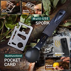 Gifts for Men Dad Husband Him, Survival Kit 14 in 1, Survival Gear and