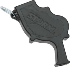 All Weather Safety Whistle Storm Black Works In/Underwater Sports Hike Military