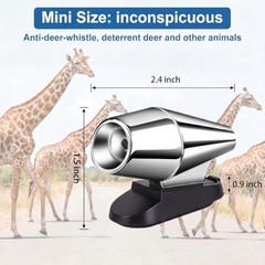 10 Pcs Deer Whistles for Car Deer Whistles for Vehicles Horns Avoids Silver