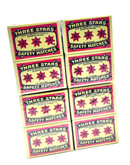 40 Box 3 Stars Matches Cerillos 3 Estrellas Camping Outdoor Cooking Emergency KP