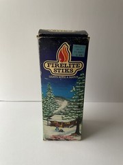 Vintage Firelite Stiks Fatwood Pine Kindling Fire Starter Camping Grilling 21oz