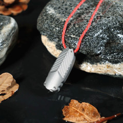 Titanium Safety Whistle Emergency Whistle Necklace Outdoor Hiking Survival EDC