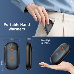 Hawana Hand Warmers Rechargeable 2 Pack Electric Hand Warmer 24Hrs Long Lasting