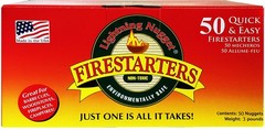 3 Pounds All-Natural Fire Starters 50 Count Outdoor Camping Fire Starters