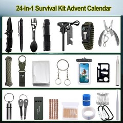 Survival Kit Advent Calendar 2025 – Teen Boys Adult Men Christmas Countdown