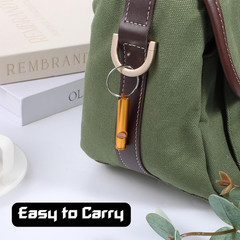 7 Pcs Attention Whistle with Key Chain, Aluminum Extra Loud Whistle Key Chain St
