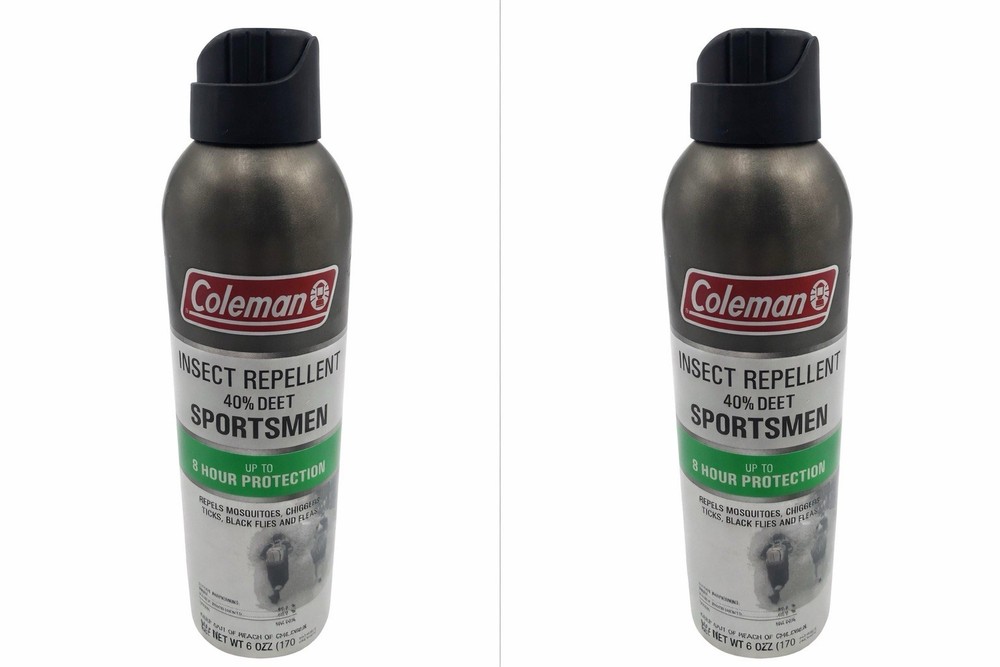 Coleman 40% Deet Sportsmen Insect Repellent Up To 8 Hour Protection 6Oz 2 Pack