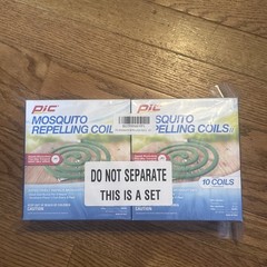 4 Pack 40 Coils Pic Mosqu Repelling Coils C-10-12 Bug Repellent Coil Outdoor
