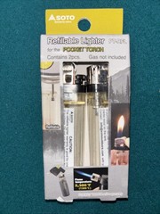 SOTO Pocket Torch – Different Variations Available – Lighter Empty, NO Fuel