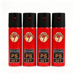 4 Bottles Pepper Spray for Self Defense Max Strength 3.7oz FlipTop