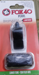 Fox 40 Pearl Whistle USA Volleyball with lanyard