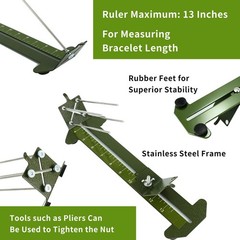 UCEHIPAW Paracord Bracelet Kit with Adjustable Length Jig Multicolor