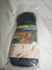 Paracord 550 100 FT 7 Inner Strands 550 LB 5/32″ Diameter Black