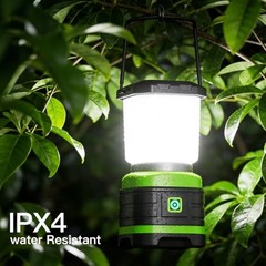LED Camping Lantern, Battery Powered LED Lights Camping Essentials, Portable 4