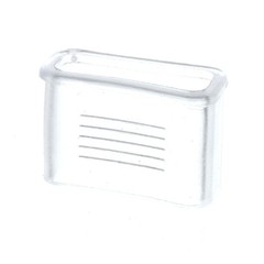 20pcs Rubber Whistle Cover Mouth Protector Accessories White Whistle Cushioned