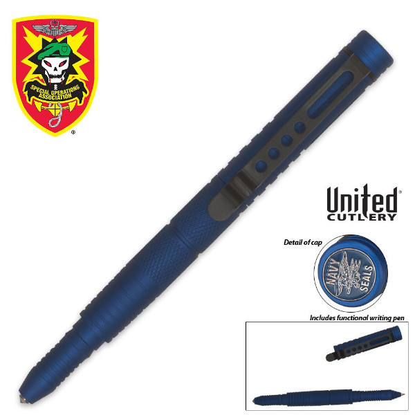 United Cutlery Navy Seals Rescue Pen Blue New UC2789