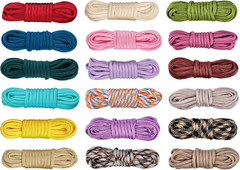 18 Colors 10Feet Paracord Kit- Multifunction Paracord Ropes Combo Craft Kit for