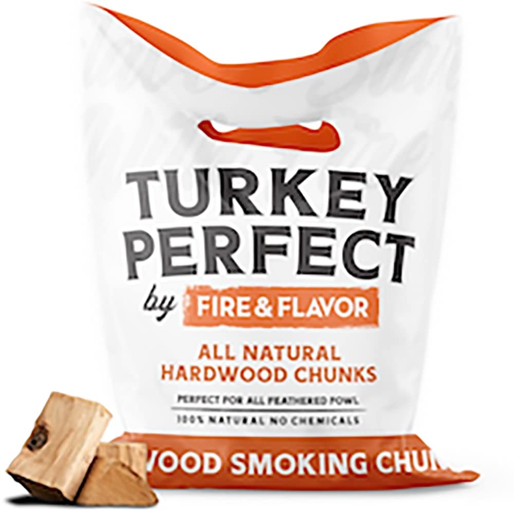 Fire & Flavor Turkey Perfect Premium All Natural Cherry Wood Chunks for Smoki…