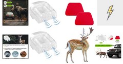 Universal Fit Deer Warning Whistles – 2 Pack for Cars, Trucks & Motorcycles