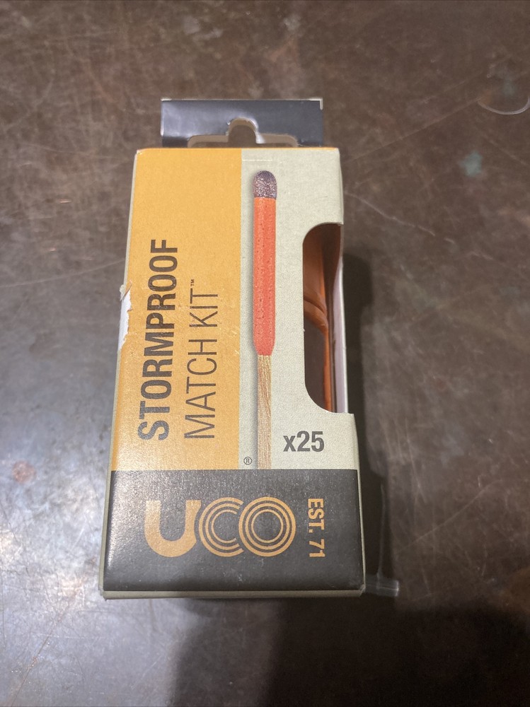 UCO Stormproof Match Kit with Waterproof Case, 25 Stormproof Matches
