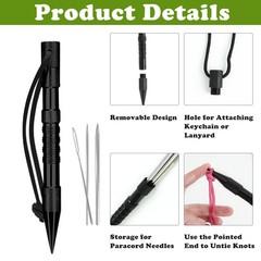 UCEHIPAW Paracord Bracelet Kit with Adjustable Length Jig Multicolor