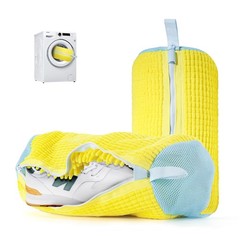 PTAHON Shoe Washing Machine Bag – Reusable Laundry X-Large, Yellow-2PCS