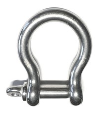 Bow Shackle 1/2 Inch Stainless Steel Marine Anchor Shackle