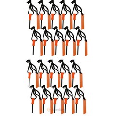 20PCS Flint Steel Magnesium Striker Ferro Rod Survival Fire Starter Camping USA