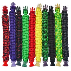 Paracord Outdoor Survival Bracelets with Buckles – DIY Kit Parachute Cord Lot