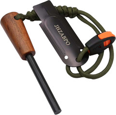 Ferro Rod Survival Kit, Flint and Steel Flint Fire Starter Kit, Fast Fire Stick