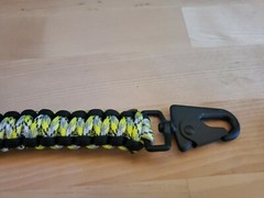 Zombie Multi color paracord lanyard with ITW Style Carabiner Swivel hk hook