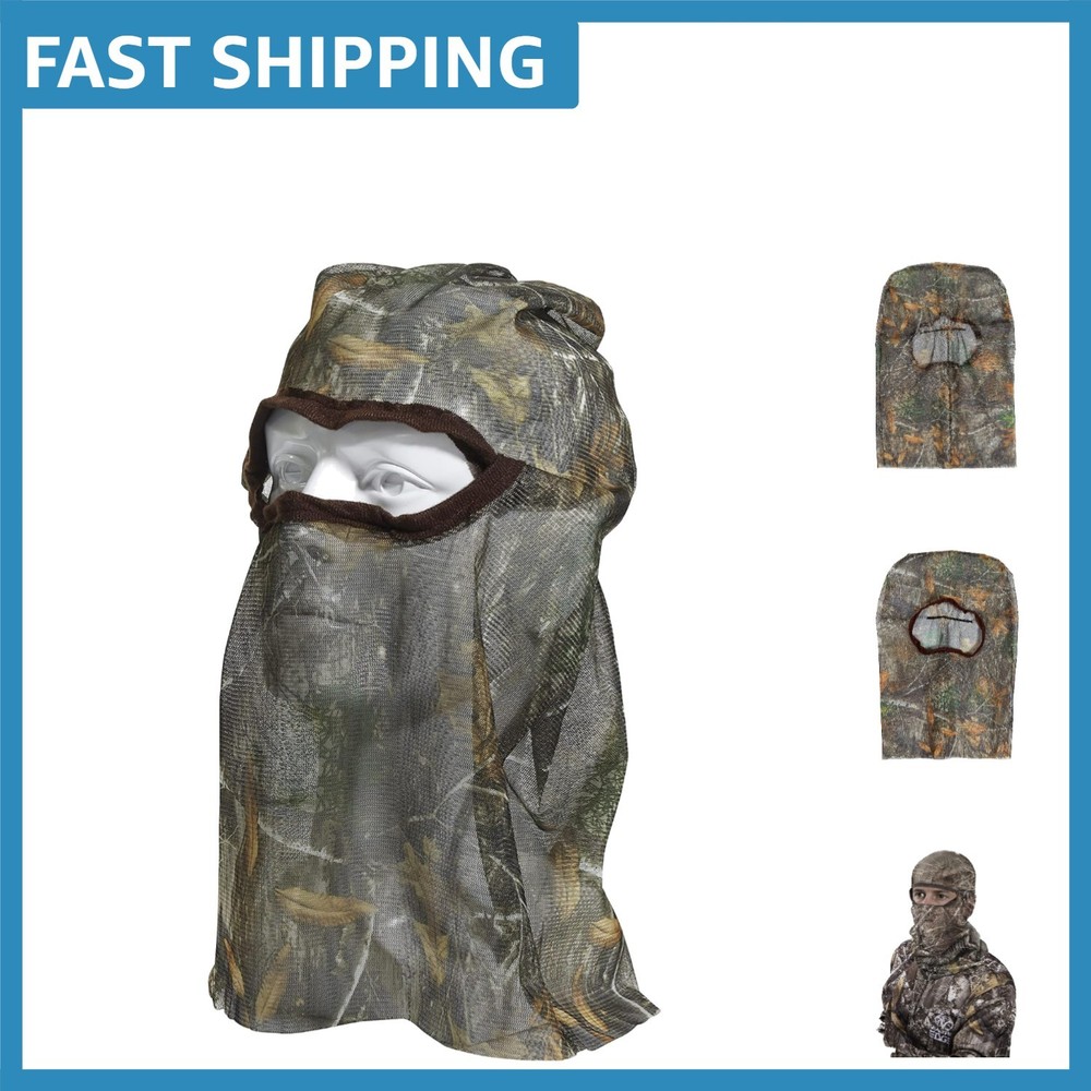 Mossy Oak Hunting Head Net – Breathable, Stylish Bug Protection for Outdoors