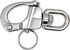 316 Stainless Steel Swivel Eye Snap Shackle Quick Release,Bail Rigging Clip