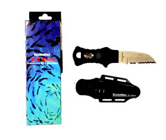 BCD KNIFE Scuba Max KN100 Black Scuba diving safety equipment gift free diver