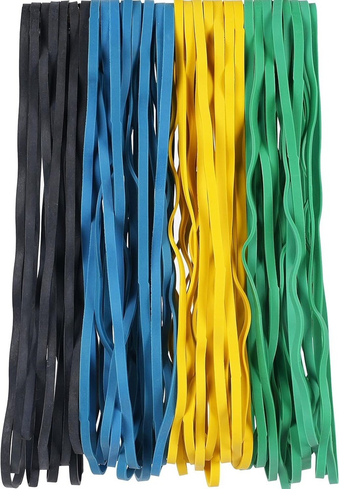 AMUU Rubber Bands large 12inch 40 Pieces rubber band Multicolor-40